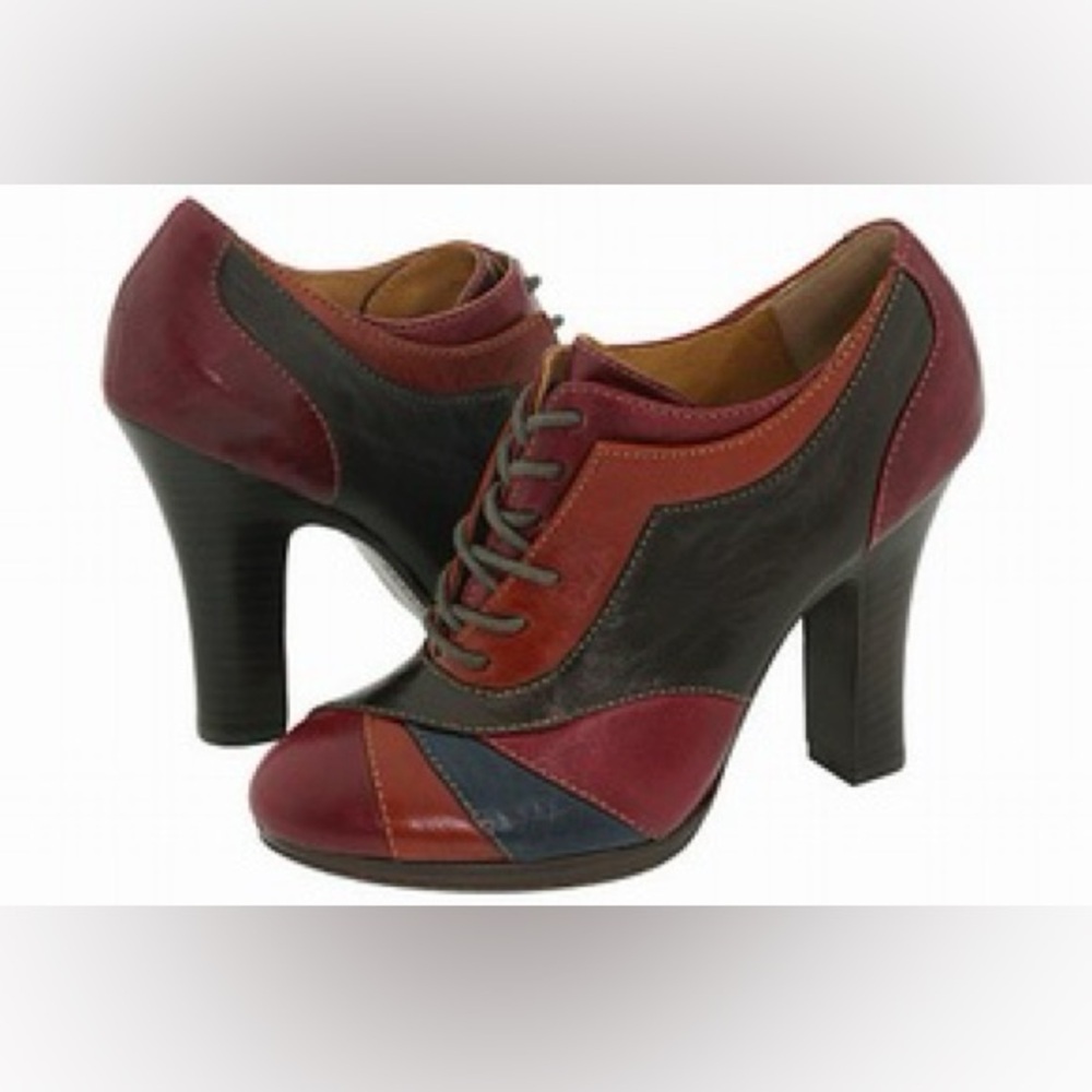 Beautiful Frye Matilda Oxford leather high heels Size 10